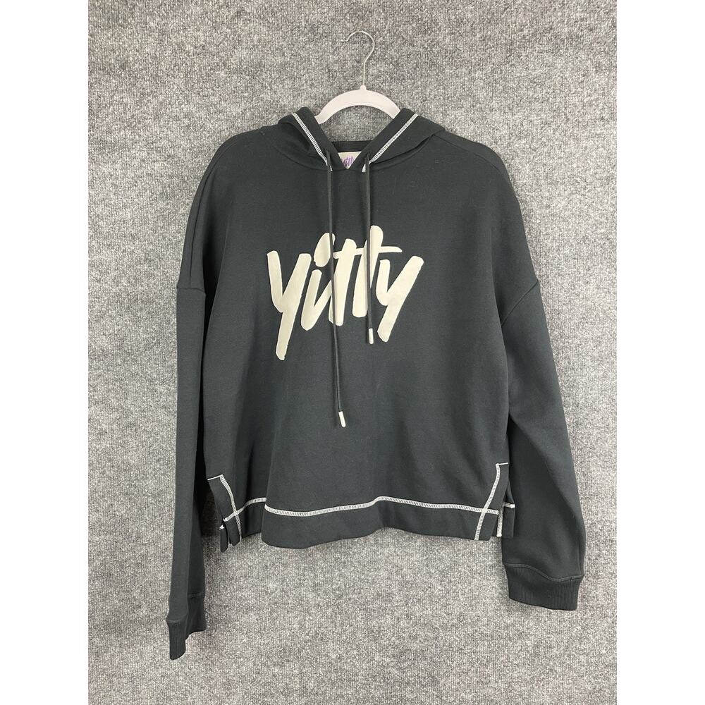 Yitty Major Lable EP Hoodie Relaxed fit Drawstring‎ Puff Logo Size Large
